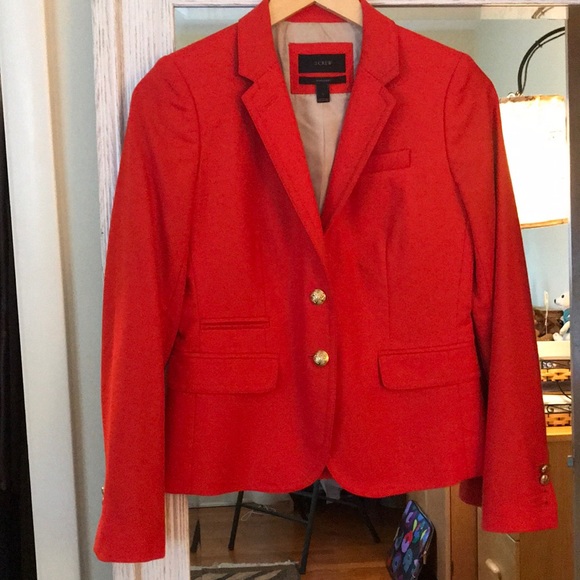 JCrew blazer red available. Camel SOLD. - Picture 3 of 8